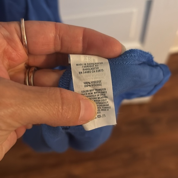 Aerie Vibrant Blue Maxi Dress with Knotted Side Detail - Picture 5 of 5